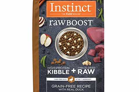 Instinct Raw Boost Grain Free Dry Dog Food, High Protein Kibble + Freeze Dried Raw Dog Food