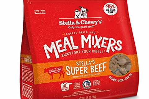 Stella  Chewy's Freeze-Dried Raw Stella's Super Beef Meal Mixers Grain-Free Dog Food Topper