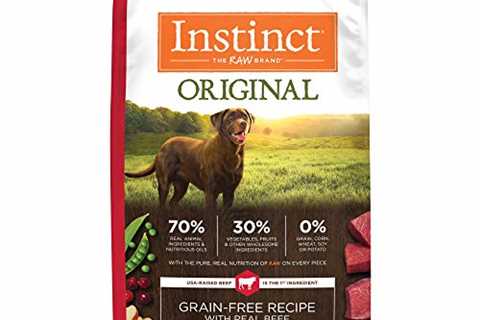 Instinct Grain Free Dry Dog Food, Original Raw Coated Natural High Protein Dog Food