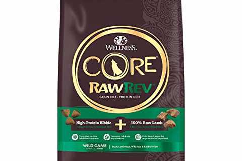 Wellness CORE RawRev Grain Free Dry Dog Food, High Protein Dog Food, Wild Game, Duck, Lamb Meal,..