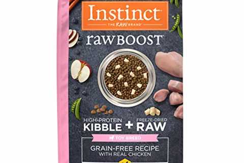 Instinct Raw Boost Toy Breed Dry Dog Food, Grain Free High Protein Kibble + Natural Freeze Dried..