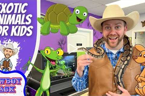 Exotic Animals | Cool Pets for Kids | Cowboy Jack