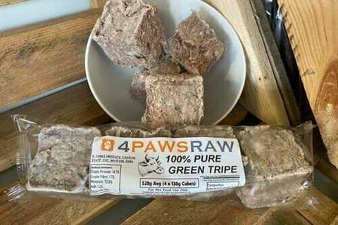 Raw Beef Tripe Mince For Dogs 20 x 520g packs - 10.4kg Box by 4PAWSRAW