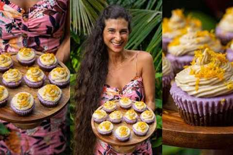 Raw Vegan Mini Cheesecake Desserts 🧁 Orange Lavender Cupcakes 🍊Easy, No-Bake, Healthy &..